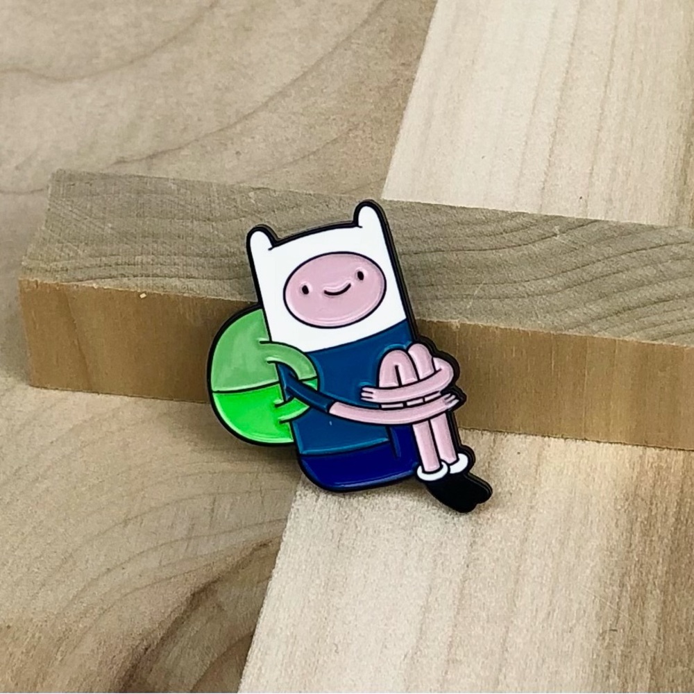 Finn the Human Enamel Pin